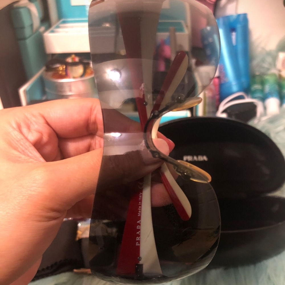 Sold Prada Rimless Sunglasses - Picture 7 of 9